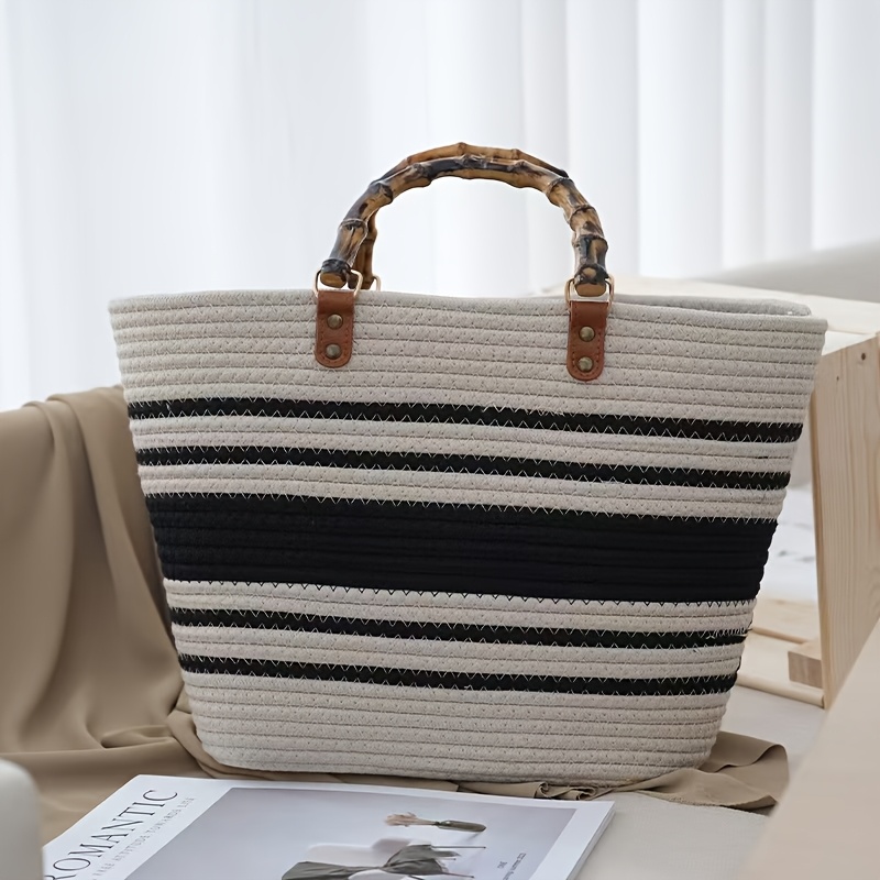 bamboo bag sold on Temu Canada