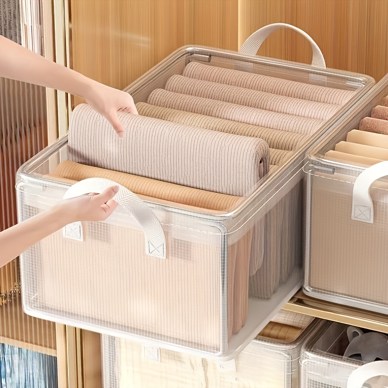 

Organisateur de Rangement Pliable et Polyvalent avec Tiroir - pour Vêtements, Sous-vêtements & Serviettes - Idéal pour les , , les Dortoirs &