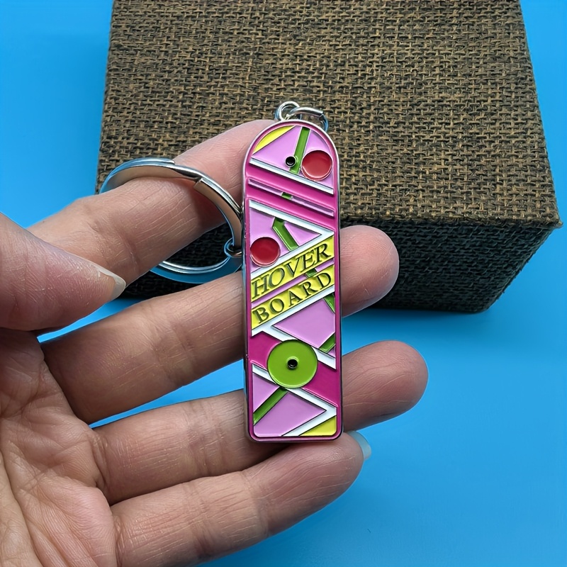 Image of Movie Future Martin Hoverboard Inspired Keychain Car Key Ring Backpack Pendant Decoration Movie Lover Accessory Gift For Fans