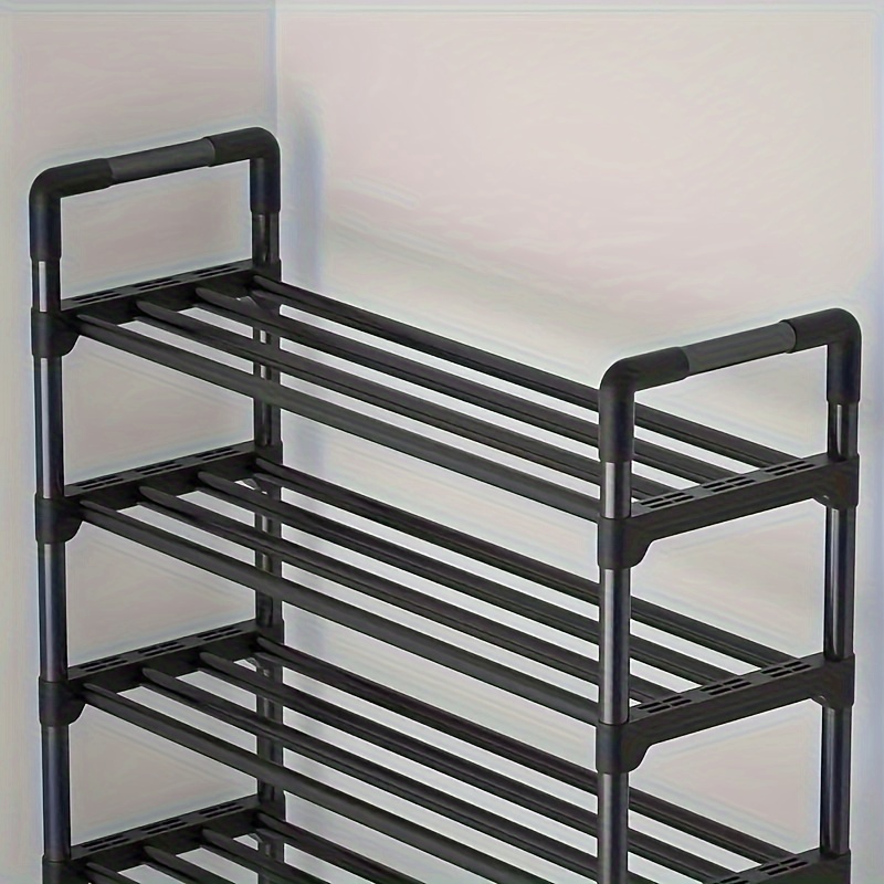 

Multi-layer Assembled Shoe Rack: 6 Floors, 56cm/22.05inch, 26cm/10.24inch, 0.98cm/0.39inch, 108cm/42.52inch, Metal And Plastic, Suitable For Bedroom And Living Room Storage
