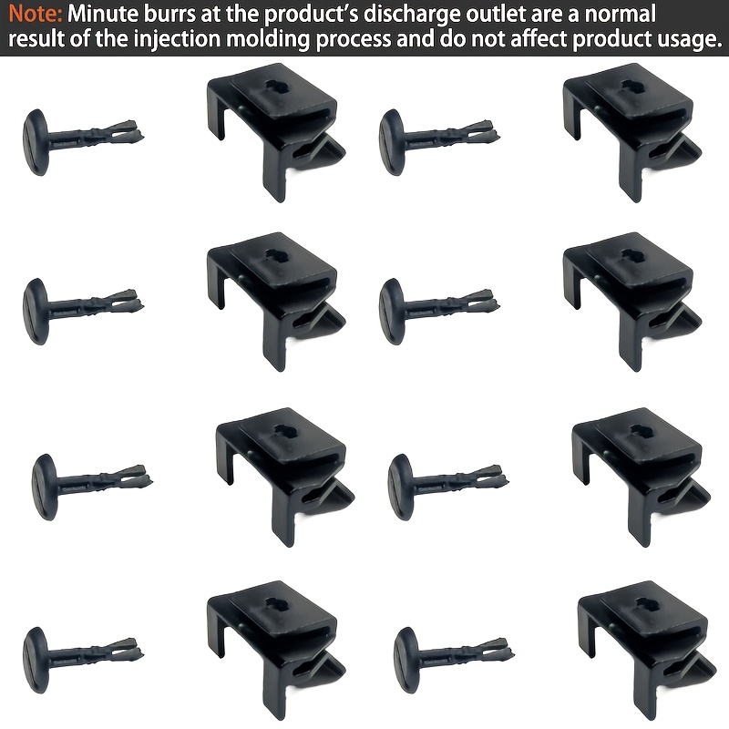 TEMU Set da 8 clip di fissaggio, compatibili con marche di auto giapponesi come TOYOTA, HONDA, LEXUS, ecc. Questo kit clip per il rivestimento del
