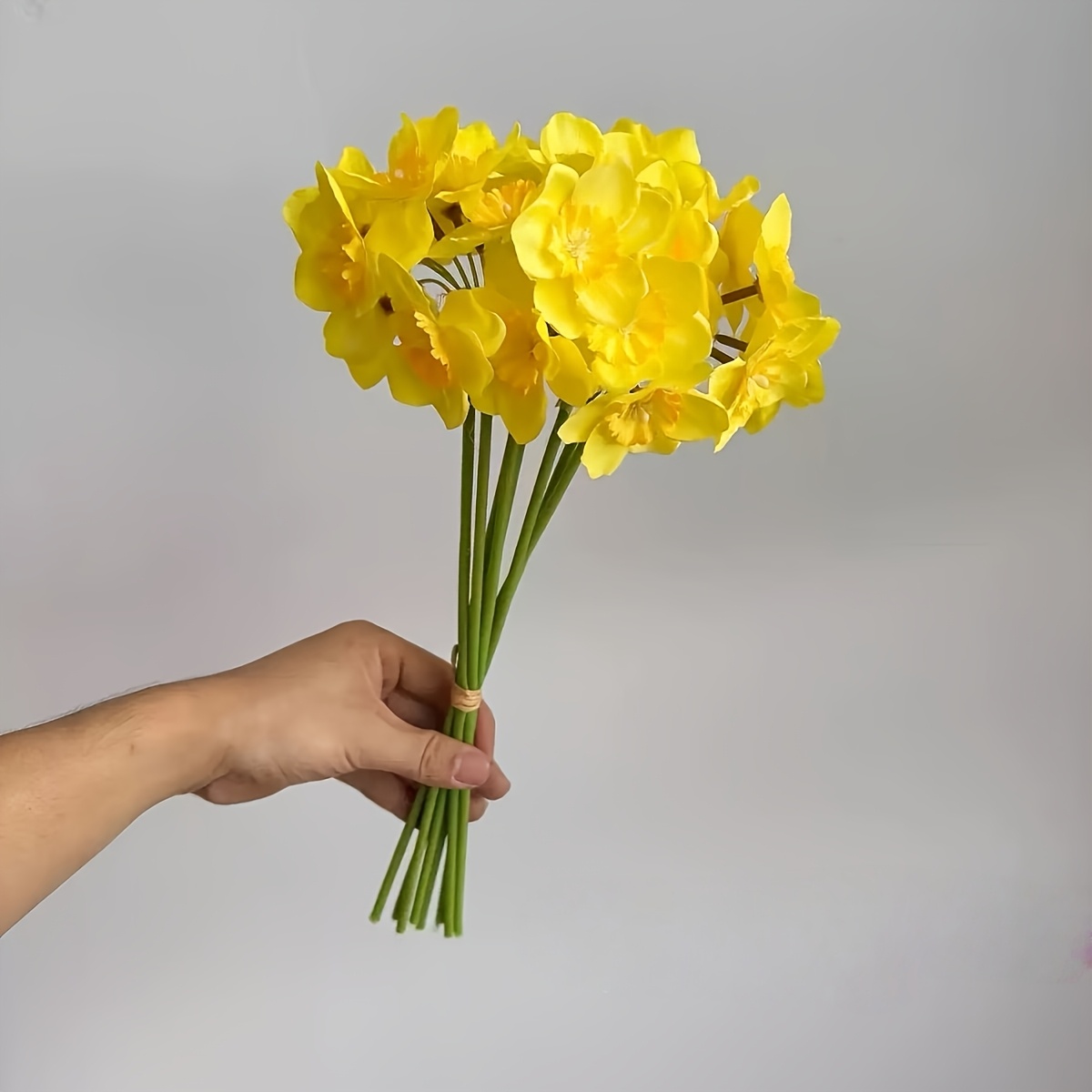 Image of 8pcs Bunch Of Artificial Flowers High-end New Living Room Fake Flower Ornaments Light Luxury Table Flower Bouquet Tjhj550