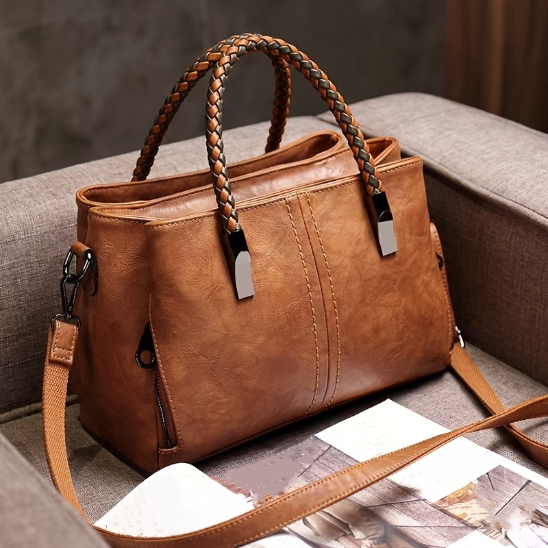 Big Bag 2026 Versatile Handbag Bag Texture Soft Boston Single Shoulder Crossover Large Capacity Women'