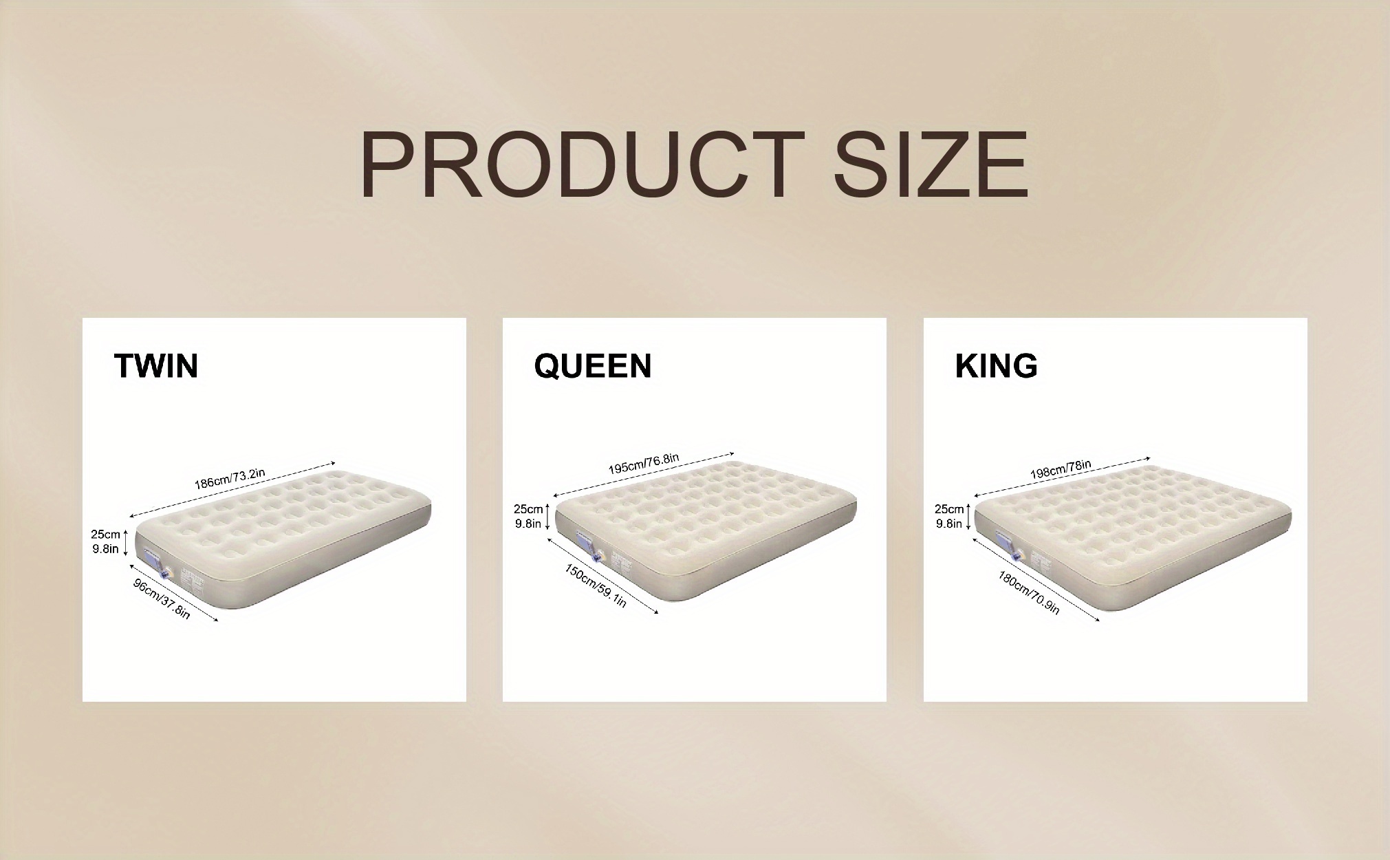 self inflating air mattress with built in repair kit heavy duty portable camping bed for s rv tents   person capacity auto inflate sofa bed durable outdoor sleeping pad no external needed Product details 5