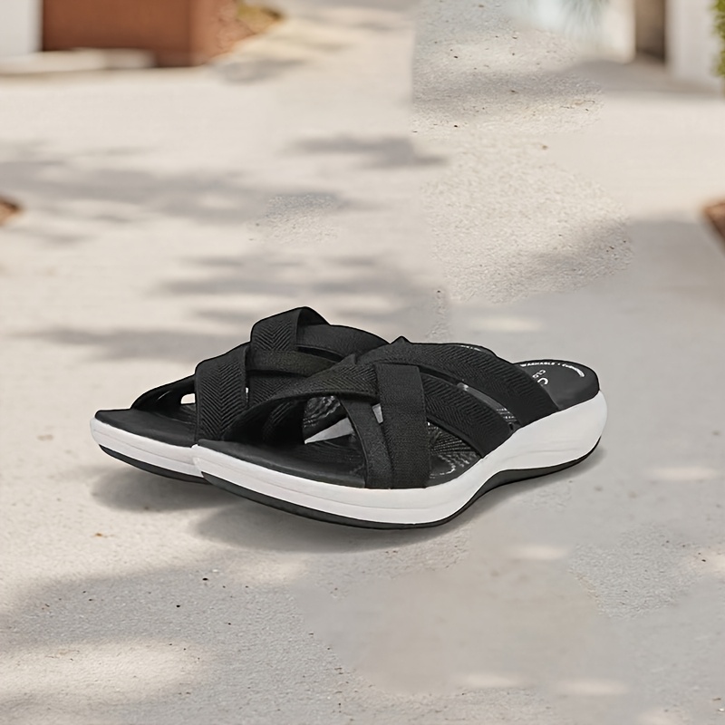 slide shoes with arch support sold on Temu Australia