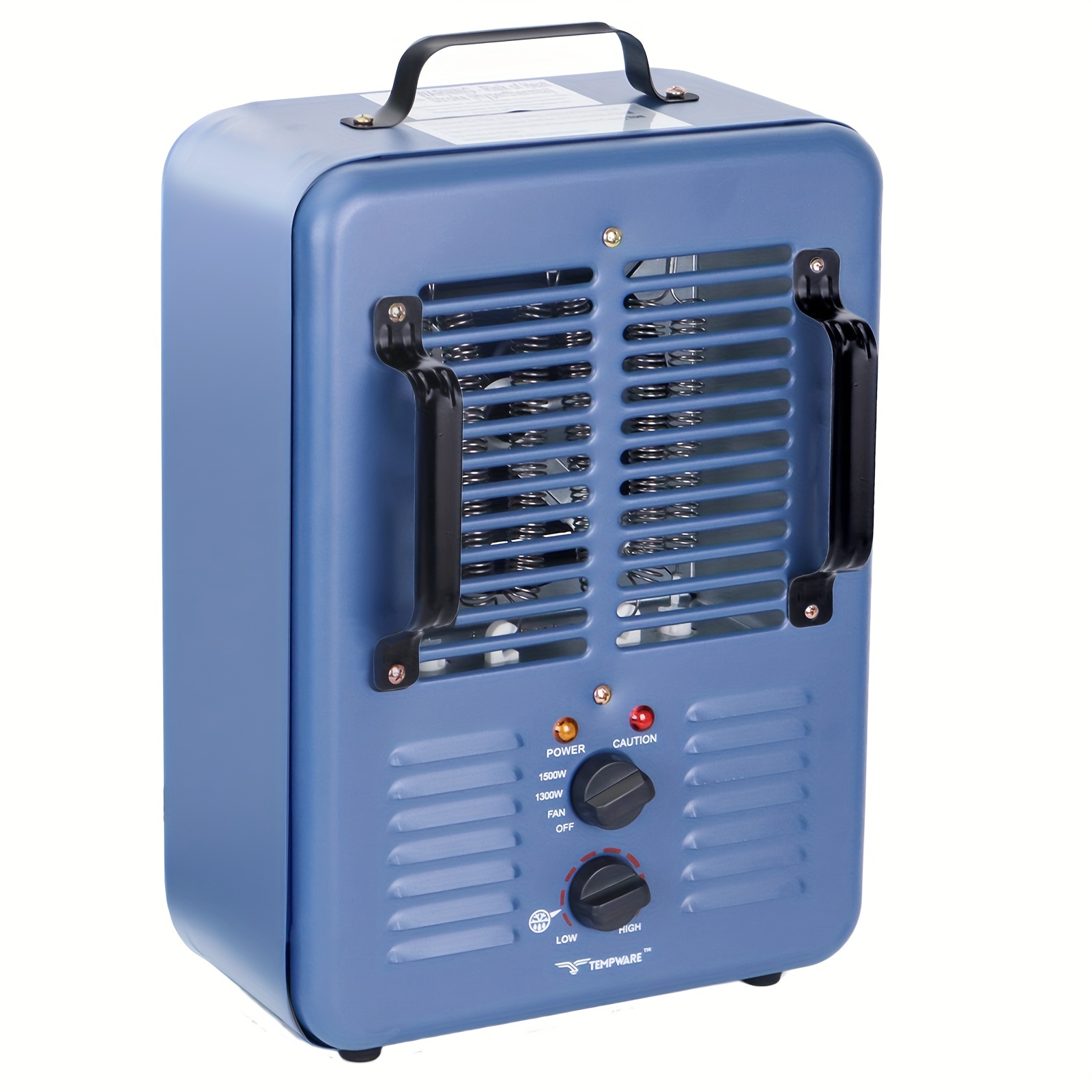 TEMU 1500w Small Space Heater, Heater With Thermostat And 3 Heat Settings, Safe And Quiet Electric Heater, Anti-freezing Setting For Home Garage