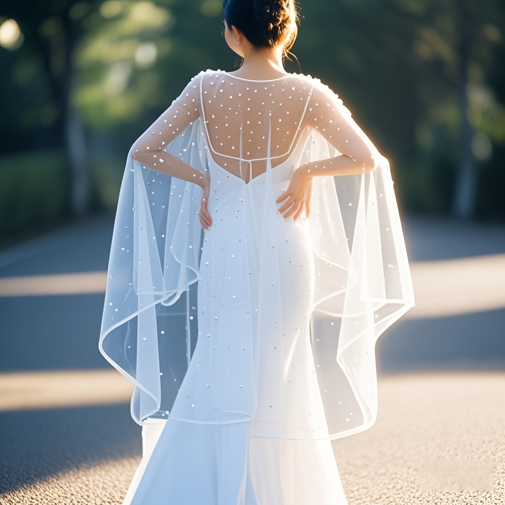 knee length dresses for ladies Layer On Classy Mesh Shawl Wrap