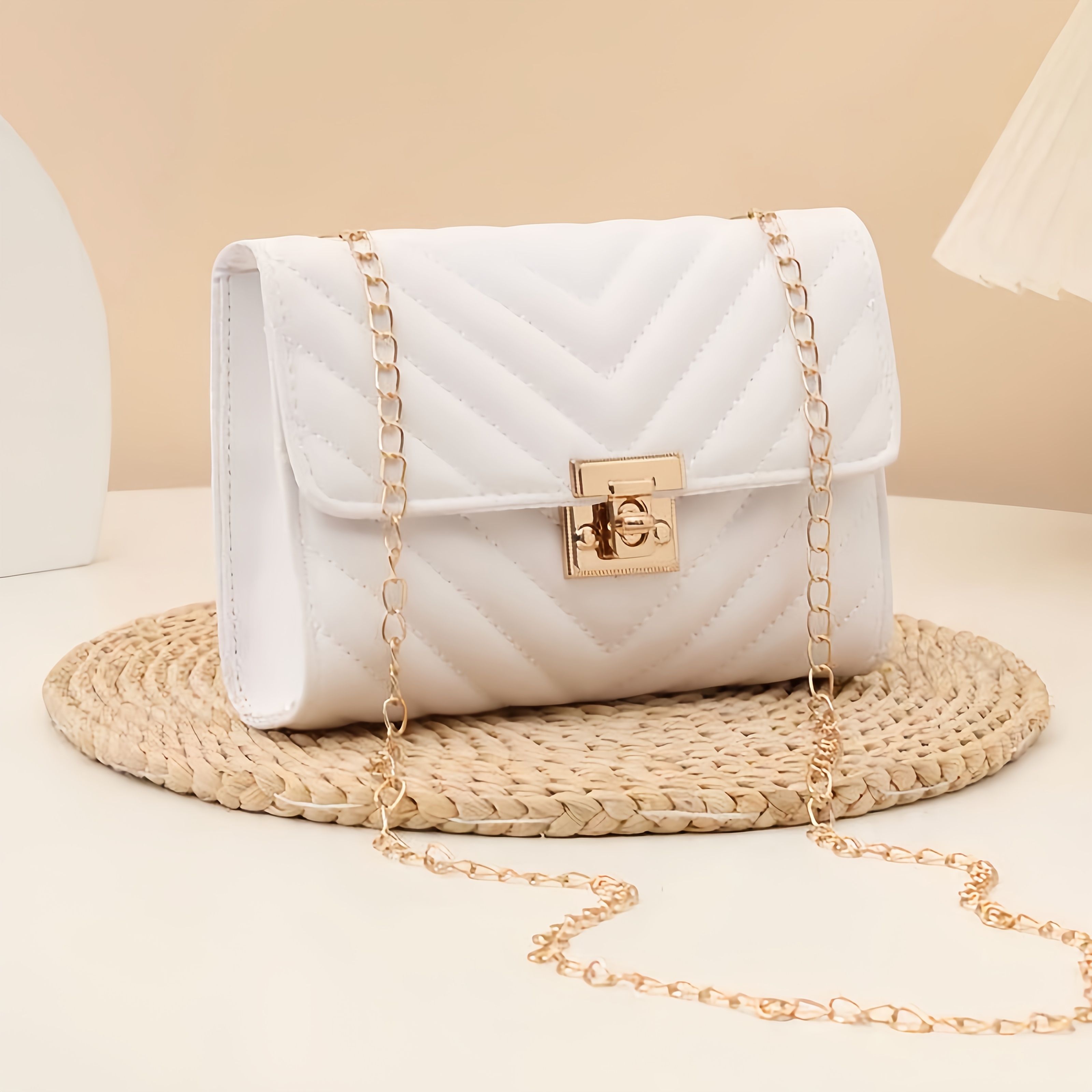 TEMU Easy And Lightweight Women's Clutch, With Removable Shoulder Strap - Elegant Evening Bag, Multifunctional Daily And Formal Wallet, Lining, Cute