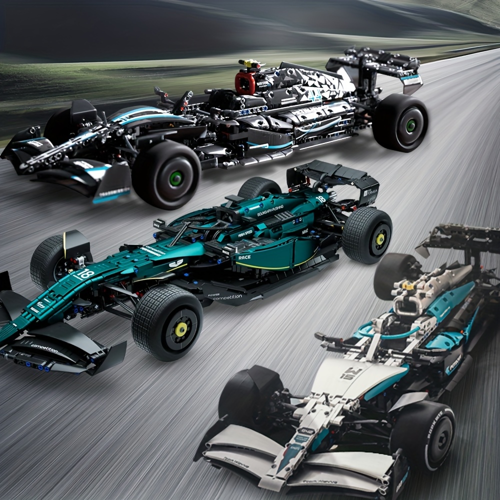 1936pcs Racing Car Building Set, 1:8 Scale Collectible Set for Adults, Collect souvenirs, assemble building block models for sports cars, Christmas/ Birthday Gifts