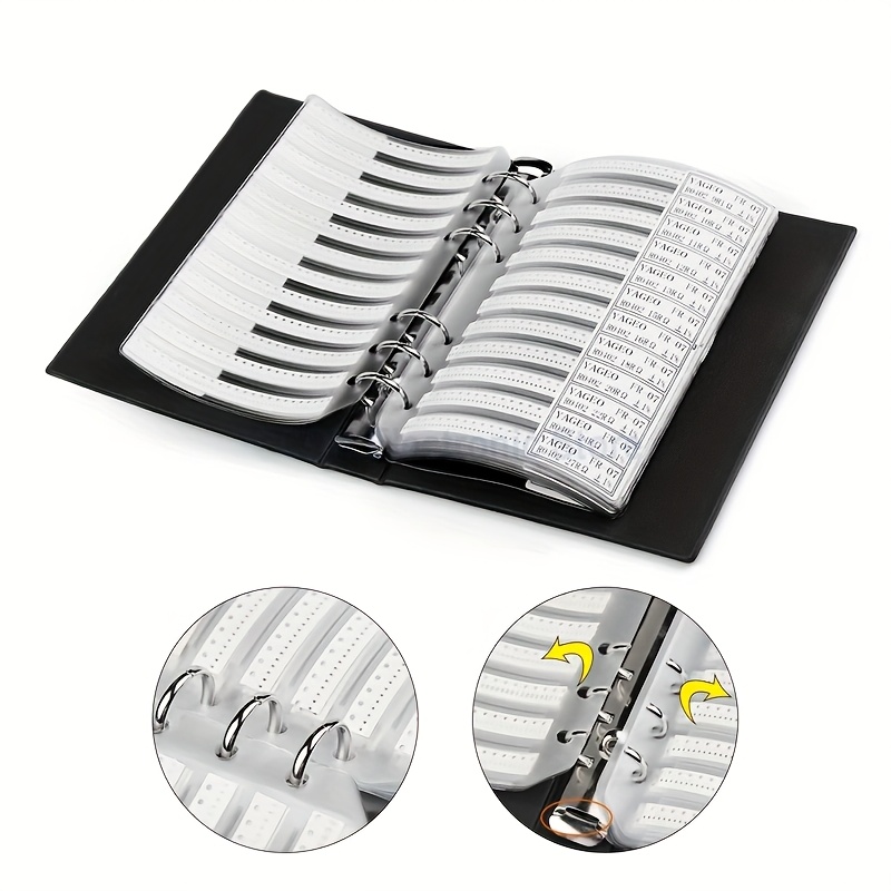 Kit Resistori SMD 660 Pezzi – 33 Valori Da 1Ω A 1MΩ, Formati 0805 0603 1206, Assortimento
