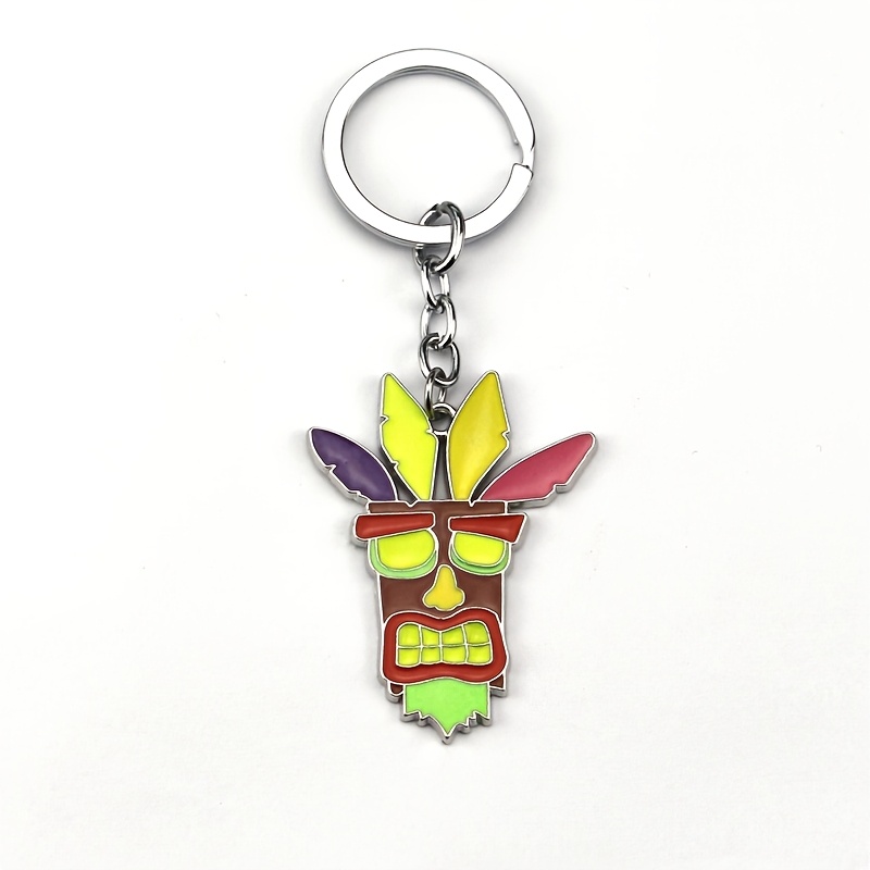 TEMU Portachiavi/Ciondolo per Borsa in Metallo a Tema Gaming, ed Elegante, con Design a Figura Umana, come Regalo di Natale per Coppie o Piccolo