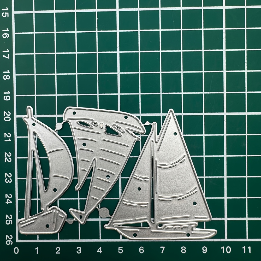 New Arrival Sailboat Decoration Metal Cutting Dies For Diy Scrapbooking Card Making Stencils Photo Albums