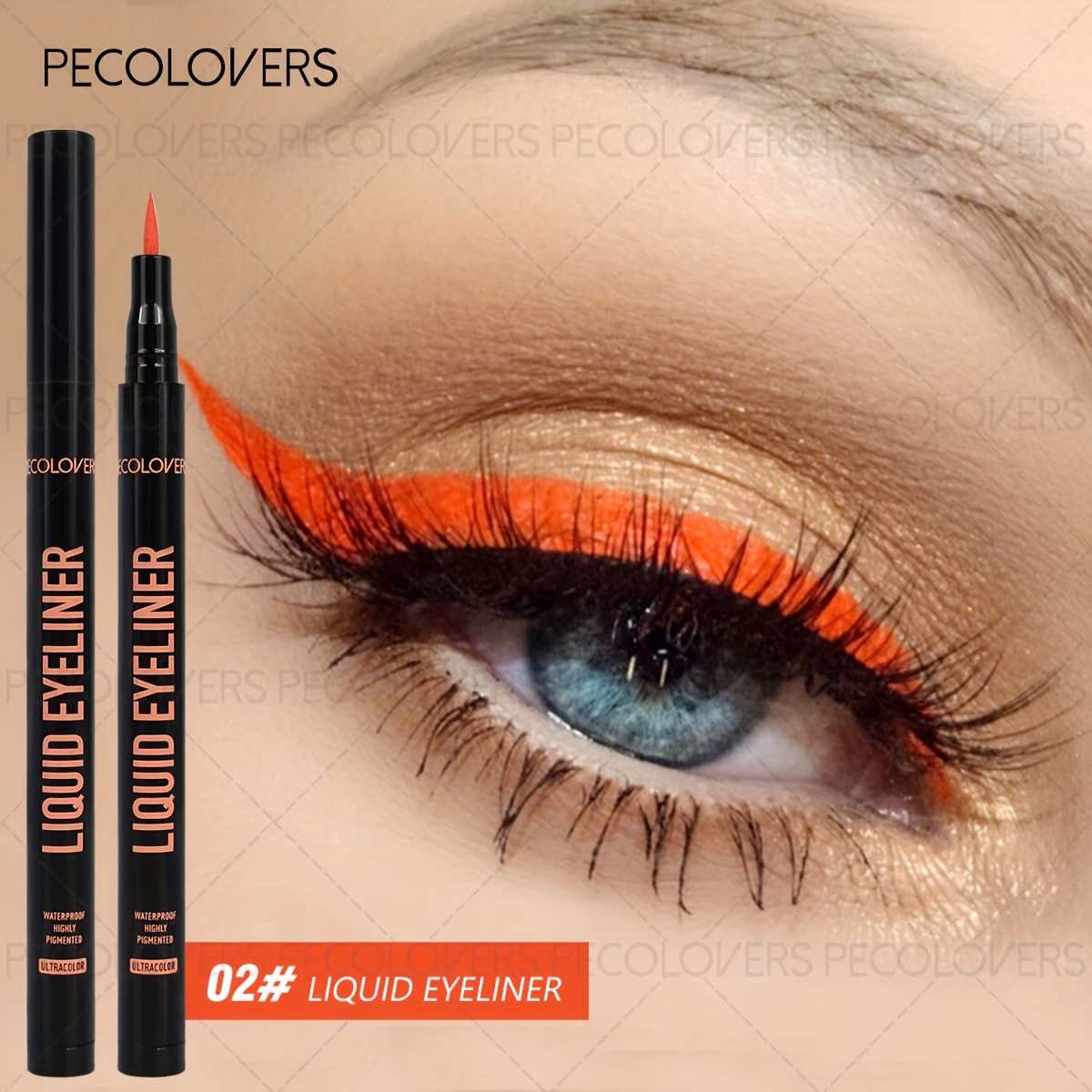 Quick-dry Waterproof Liquid Eyeliner - Long-lasting Marker With Options (,,,,,) - Sweatproof For Smoky Eyes, Winged Liner & Daily - Natural Look