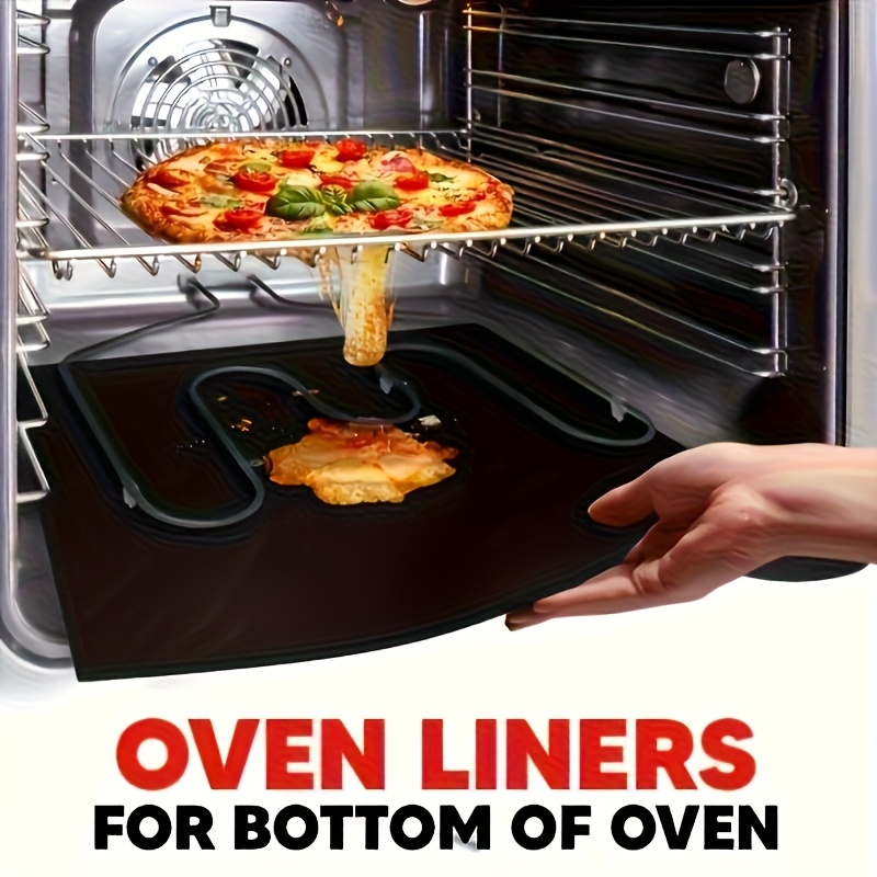 TEMU 2 Oven Mats For Electric Oven Bottoms, Thick Heavy Duty Oven Mats For Oven Bottoms, For Oven Bottoms, For Electric Gas Grills, Free Party Gifts