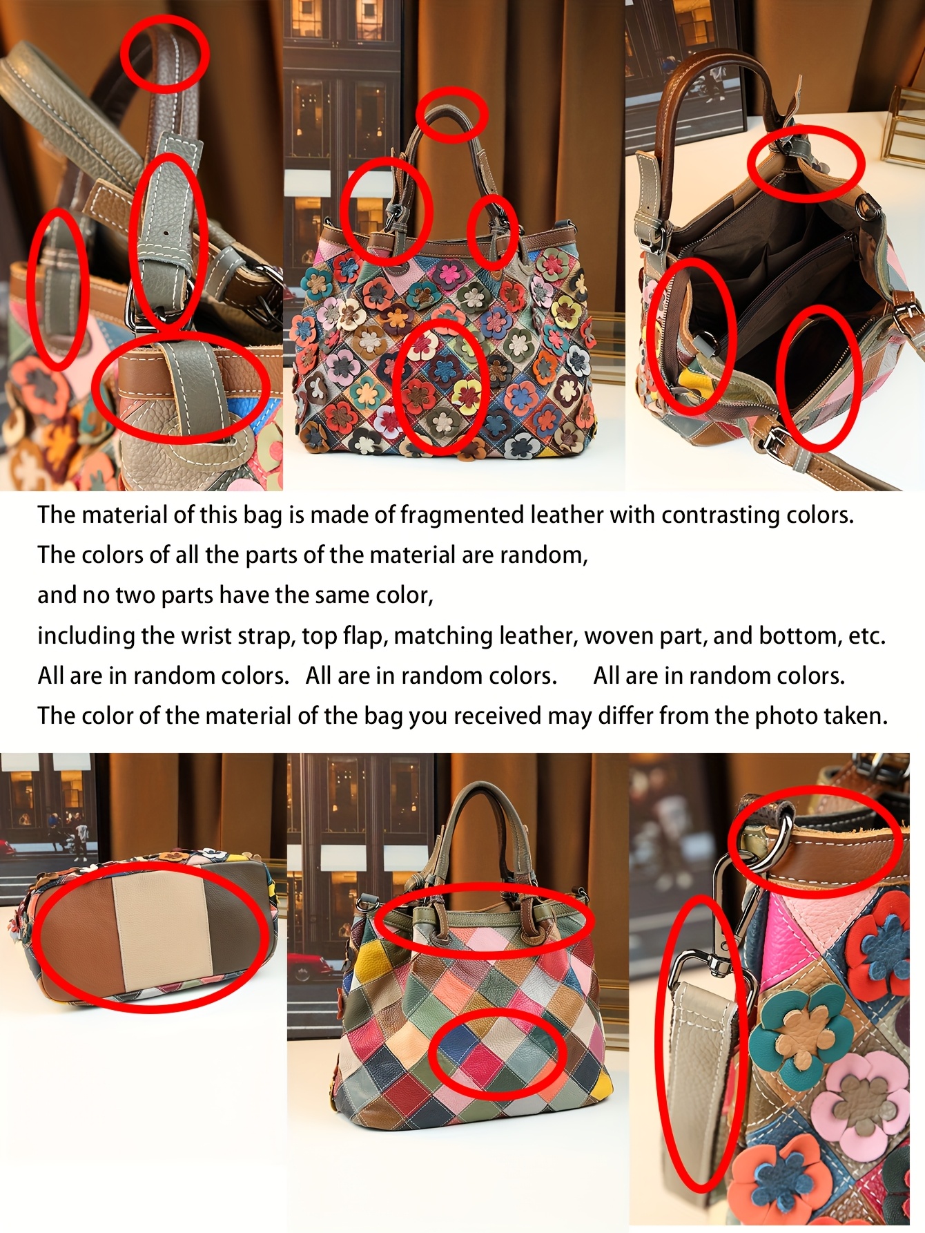 Large Capacity Floral Tote Bag Lifestyle