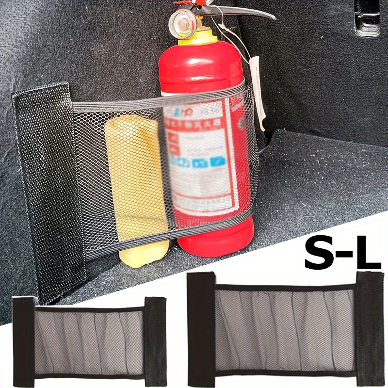 

Car Storage Supplies - Organize Your Car Trunk With Mesh Straps - Auto Car Accessories