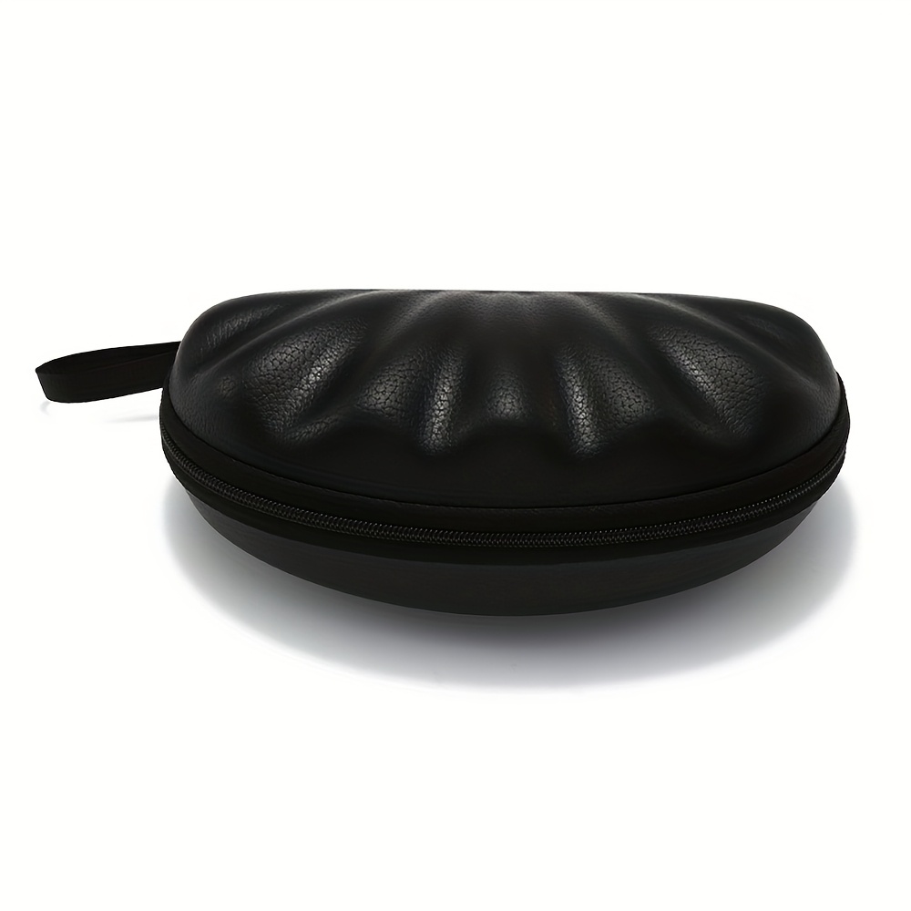 Image of 1 Pu Zipper Eyeglass Case, Pressure-resistant Glasses Case, Portable Fashion Glasses Storage Box, Eyewear Storage Case
