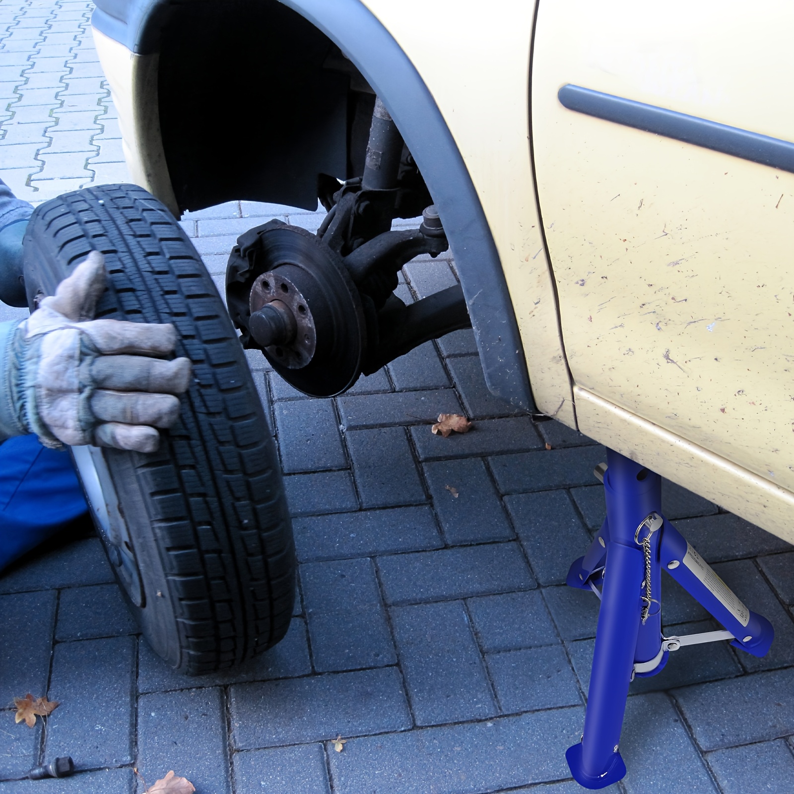 2x 3-Ton Heavy Duty Car Jack Stand Repair Tool