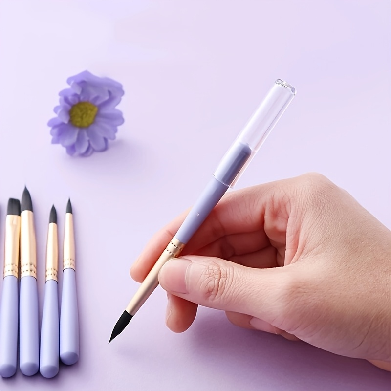 7pcs Boxed Mini Watercolor Paintbrush Set for Artists