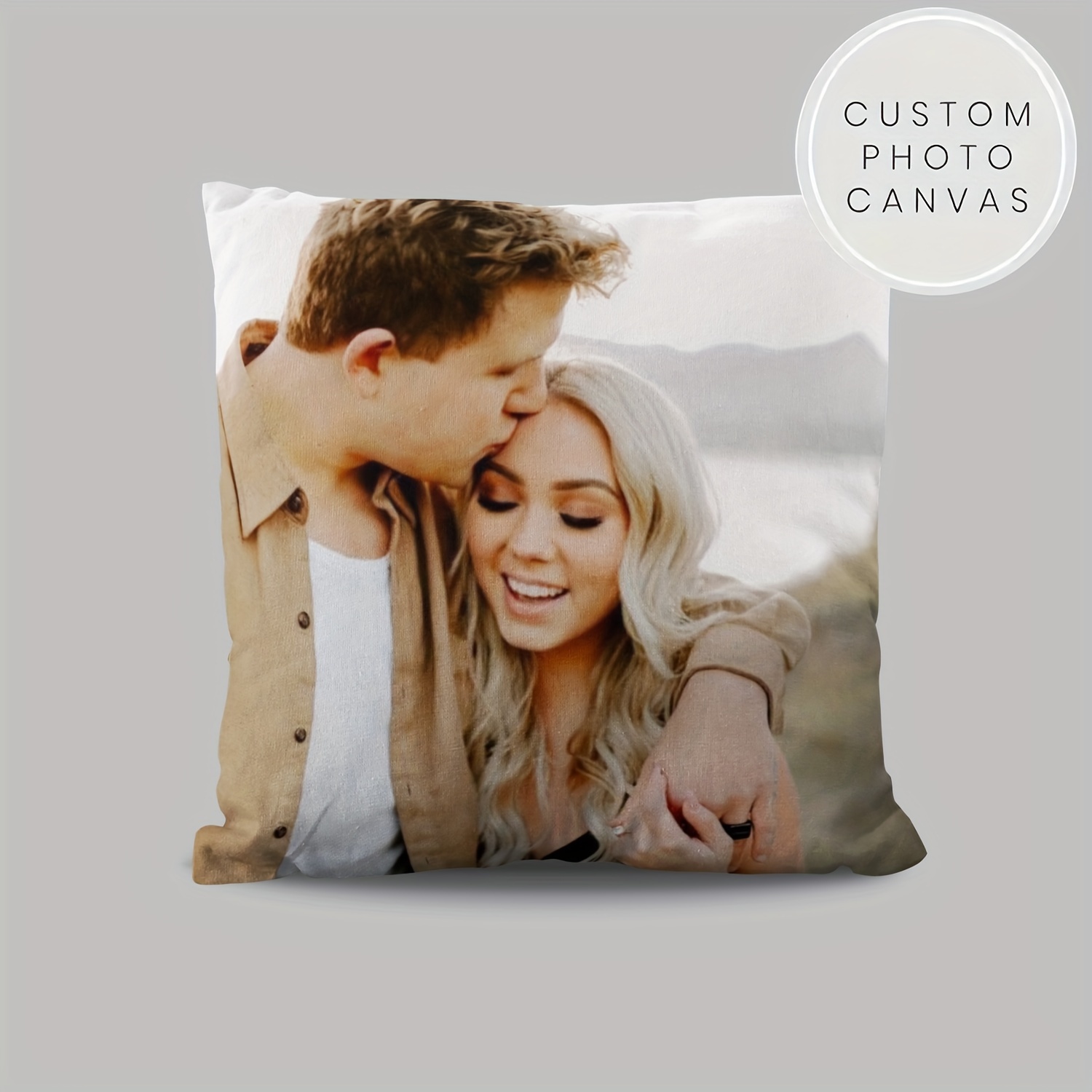 

Custom 18x18 Inch Plush Photo Pillow - Personalize With Your , Perfect Gift For Family & Friends, Ideal For Home, Office, Car Decor (pillow Insert Not Included)