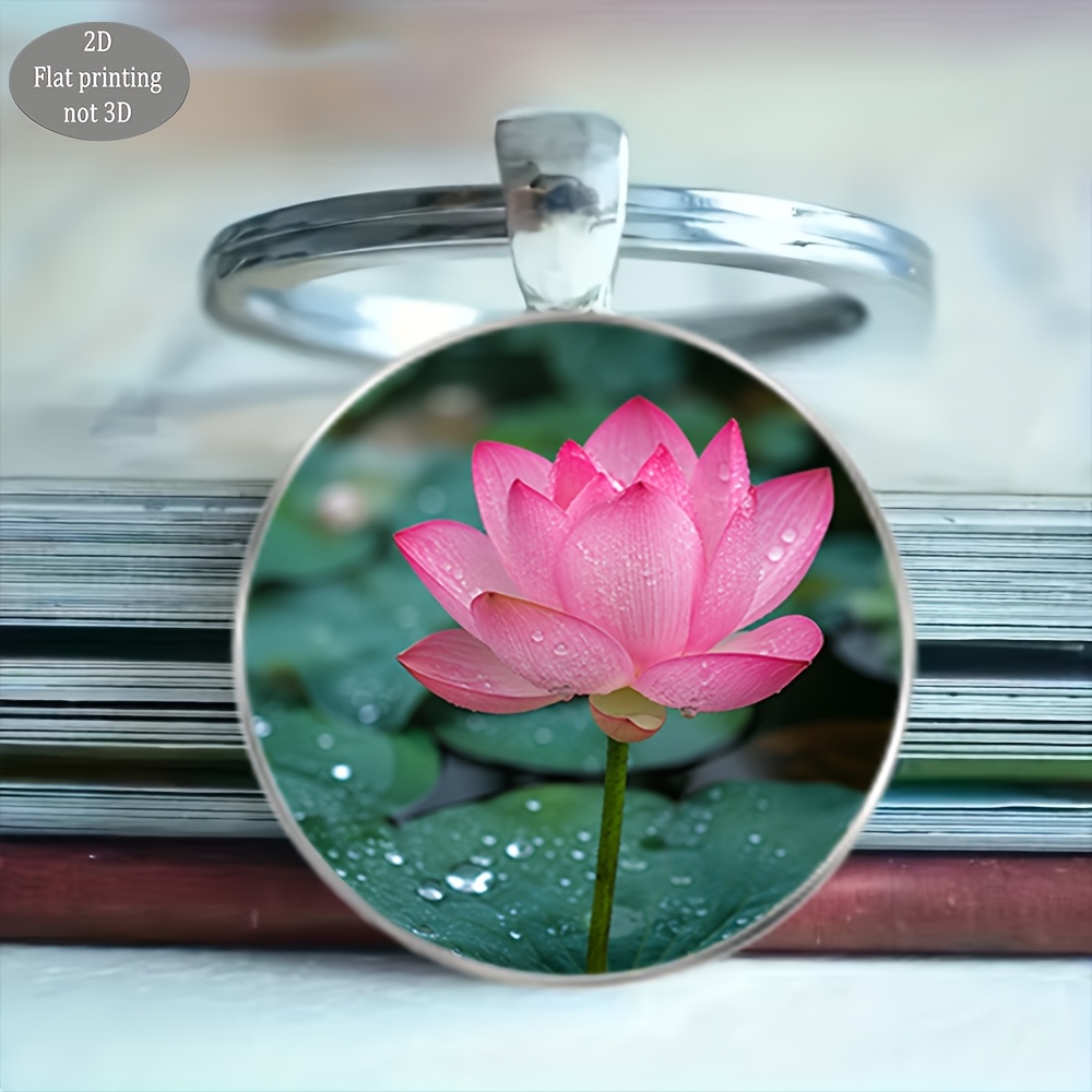 Exquisite Pink Dewdrop Keychain, 3pcs Set