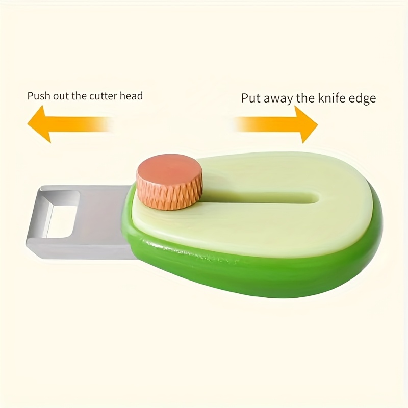 1-Pack Portable Mini Peeler - Stainless Steel Retractable Kitchen Tool with Ergonomic Handle, Lightweight & Easy to Use for Camping, Picnics, Everyday - Food-Safe Straight Blade Design, Fruit Peeler | Ergonomic Peeler | Sharp Blade