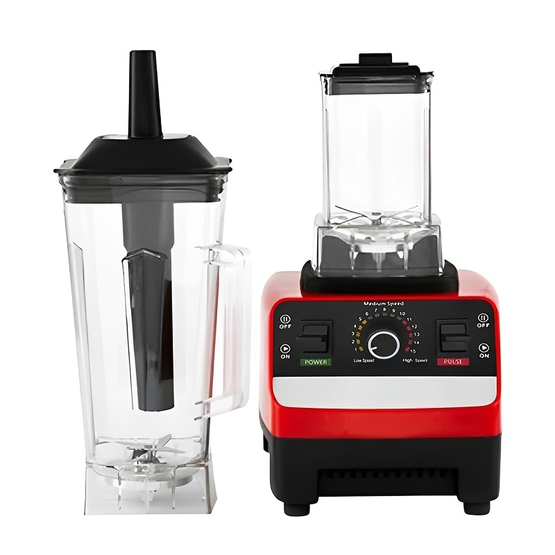 TEMU 2000w2 Multifunctional Durable Blender, Fixed Blender, Suitable For Food , Squeezing Ice Cream Smoothies, Kitchen Juicers, Juice Extraction,