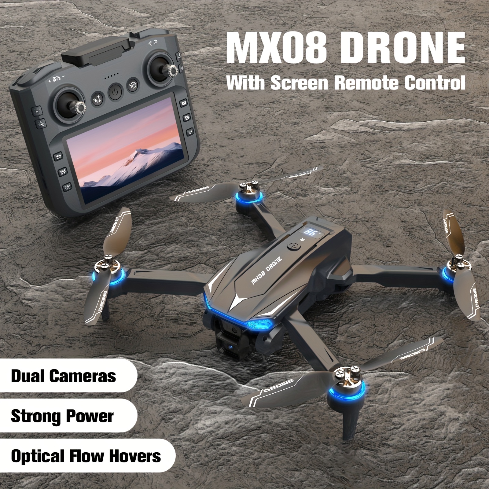 mx08 con   fotocamera hd 720p,   singolo batteria 12-18 minuti, auto hover, modalità  , 3d flips,     remoto, 249g,   ricreativo,fotografia  ,  elegante,design  ,  di precisione,funzionamento  ,  con fotocamera hd,    del   Dettagli dell'articolo 2