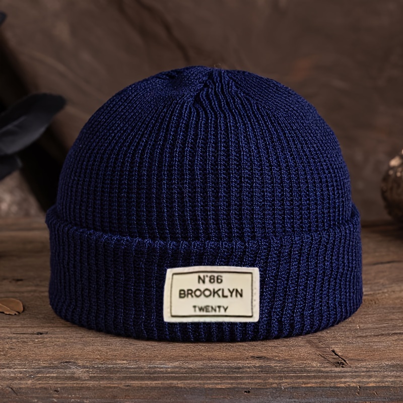 Brooklyn Navy Blue Knit Comfort Hat Brooklyn Cyclones Stretch Knit Hat For Men Women Winter Warm  main image 2