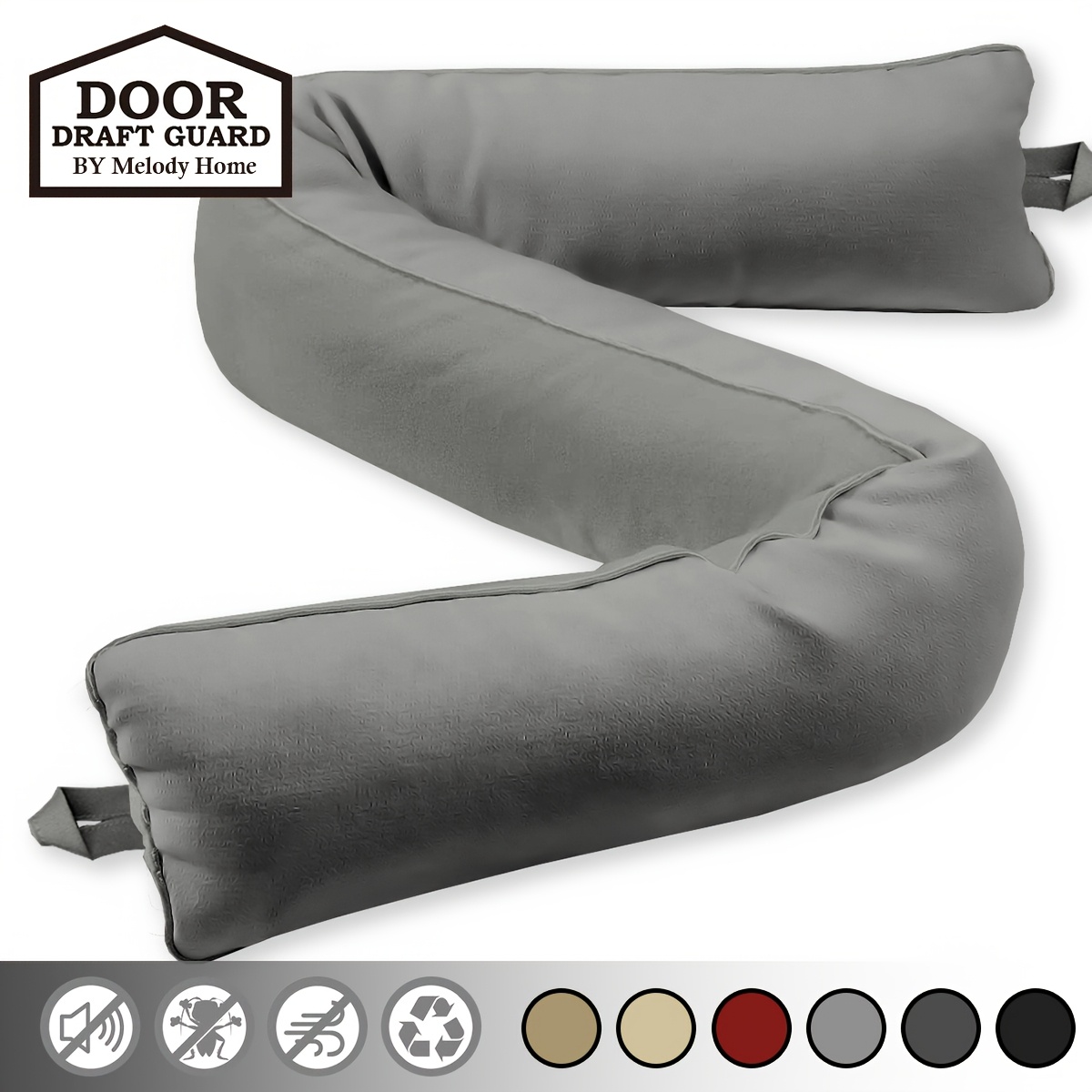 Image of 1pc Of Door Under The Door Wind Stoppper, Block Hot And Cold Air, With Detachable Pasting Method, , Under The Door To Block Light, Wind, Dust, Installed At Of Doors And Windows