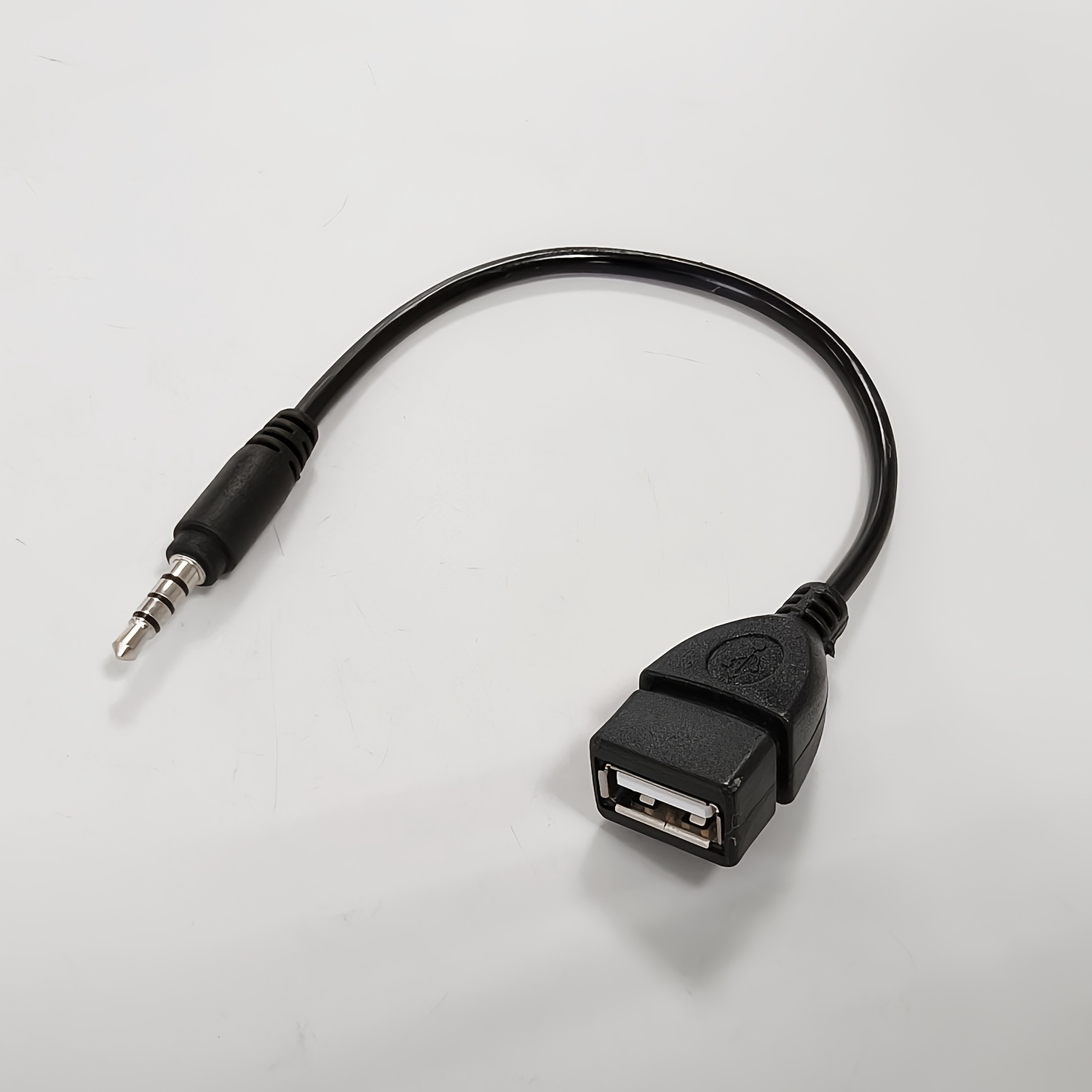 Image of Universal Usb-aux Cable: Plug And Play, 3.5mm Male Aux Audio Jack Plug To Usb 2.0 Female Converter Cable Cord Converter Cable (note: Works For Car Aux Port) (car Needs Mp3 Function, If Not, Don't Buy)