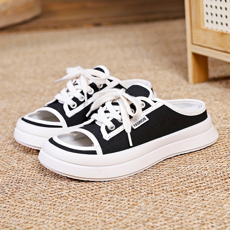 2023 Spring Summer Canvas Shoes Women Breathable Trendy - Temu