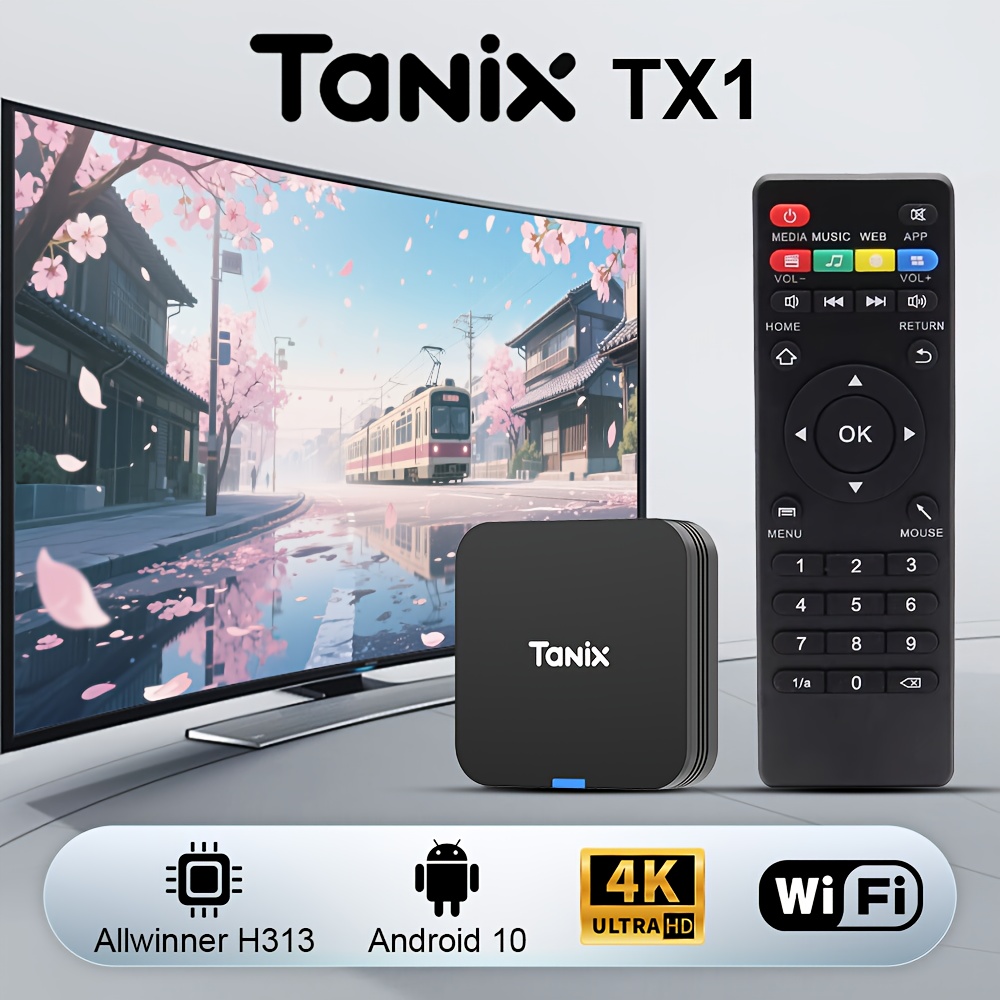 tv box sold on Temu United States