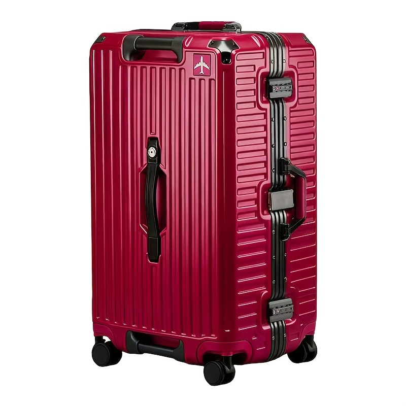 Lightweight High-Capacity Suitcase with Thickened ABS+PC Material