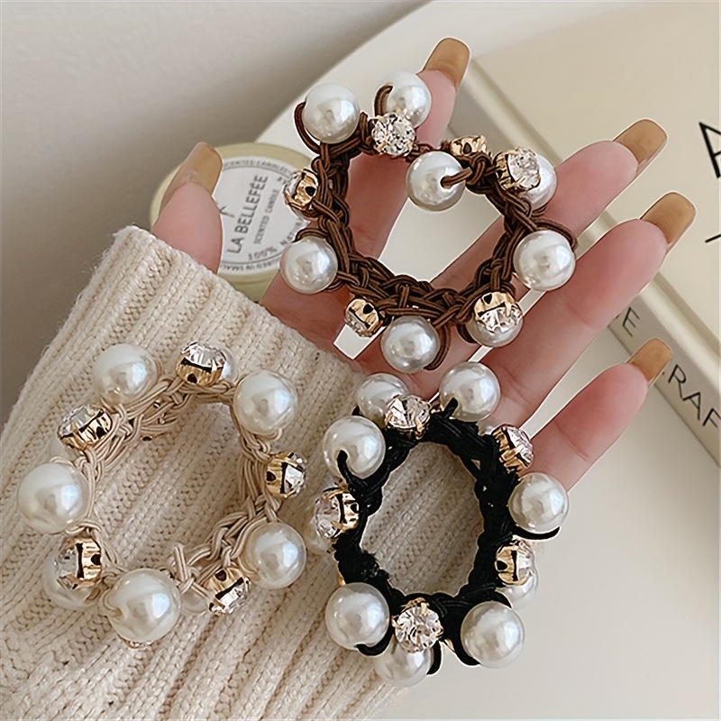 3 9pcs set elegant imitation pearl hair - Temu display picture 1
