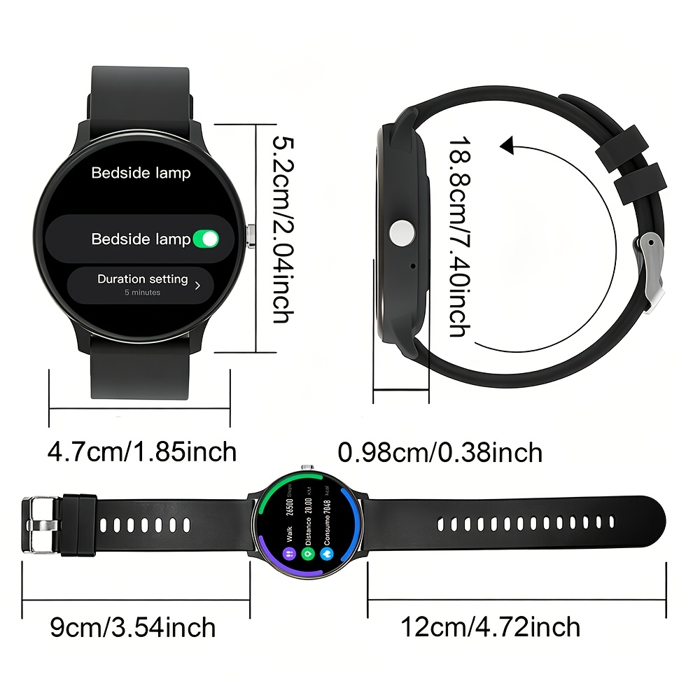 High Definition Color Screen Smartwatch with Wireless Calling & Notifications