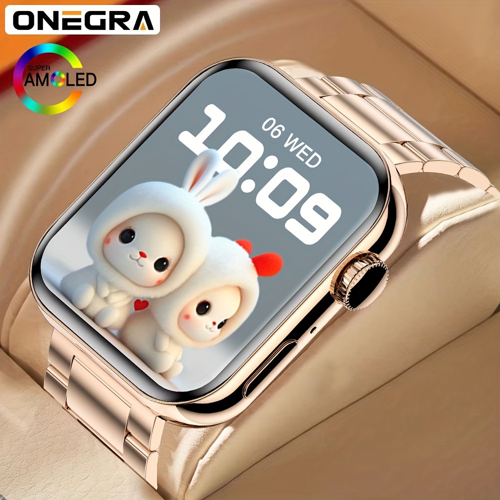 Nova 1,83-palčna HD brezžična pametna ura 2024, Gun Black & Silver & Rose Golden, prilagodljiva številčnica, SOS fitnes GPS sledilnik, primerna za moške in ženske_voghion.com