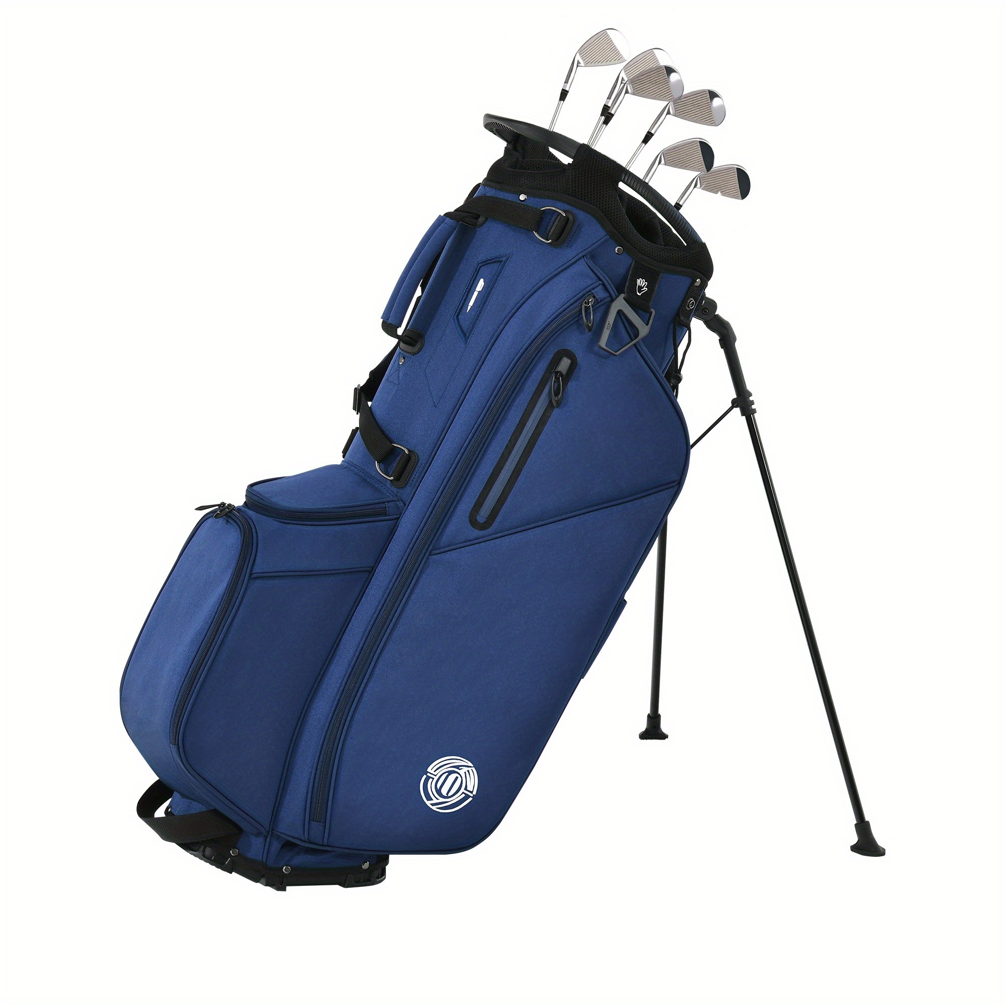 TEMU Shopsource 14 Way Golf Bag With Stand, Lightweight Golf Stand Bag For Men Women, Standing Golf Bag With Padded Ergonomic Double Strap, Full Length Dividers, Rain Hood
