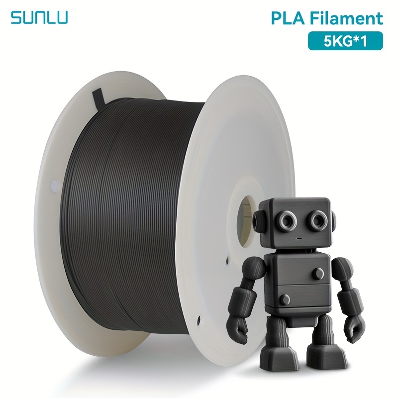Sunlu 5kg/roll Large Roll Pla 3d Printer Filament, Wound 3d Printing Filament 1.75mm, Dimensional Accuracy +/- 0.02mm, Perfect For Long Prints