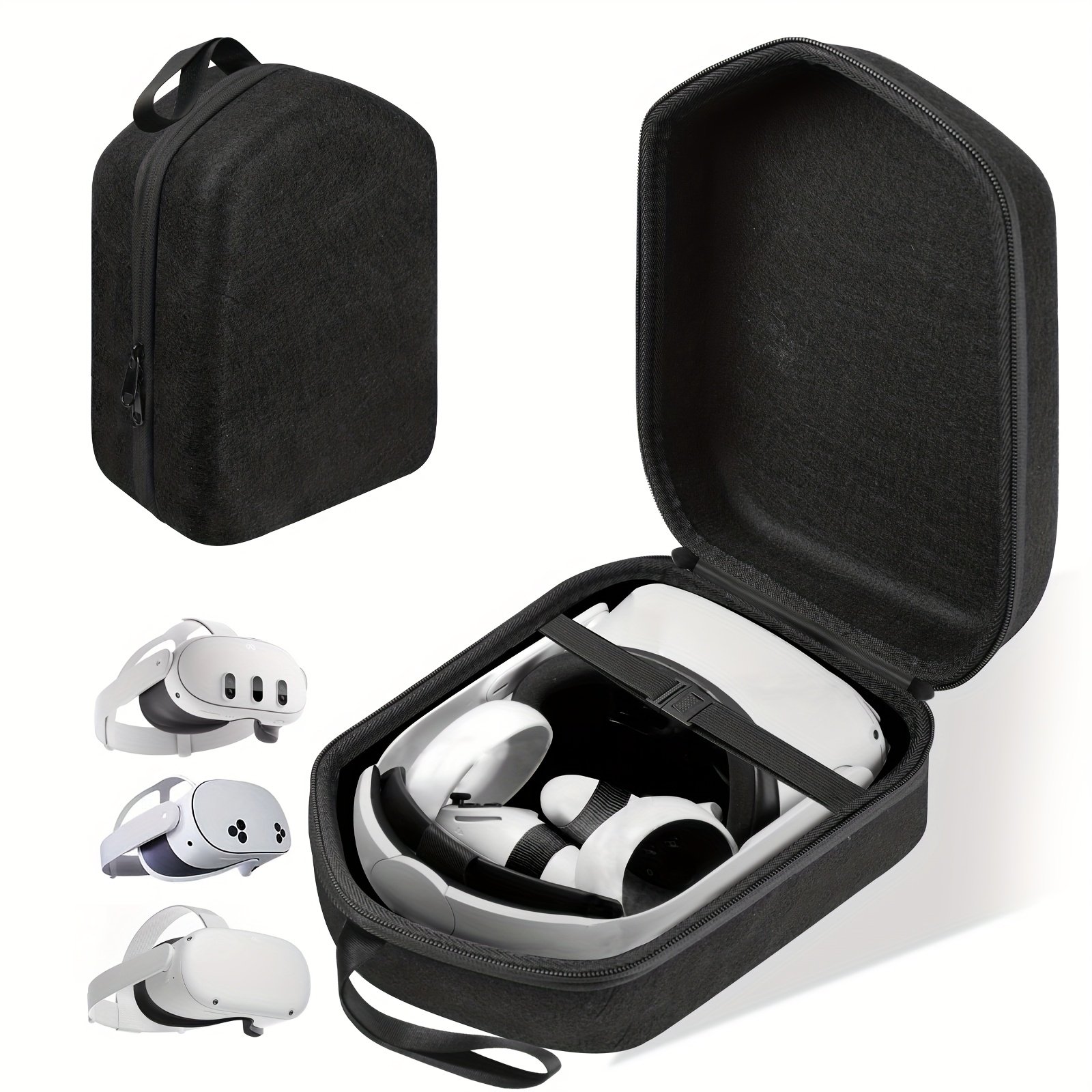 E-shop SARLAR VR-Hülle kompatibel mit /Oculus Quest 2/3/3S & Zubehör, Hartschalen-Reisetasche mit Schutz für VR-Headset & Controller – Leichter