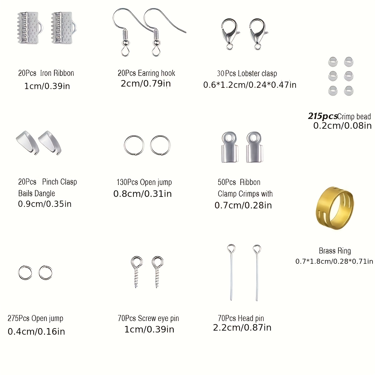 900pcs Jewellery Making Supplies Set, Beads and Tools