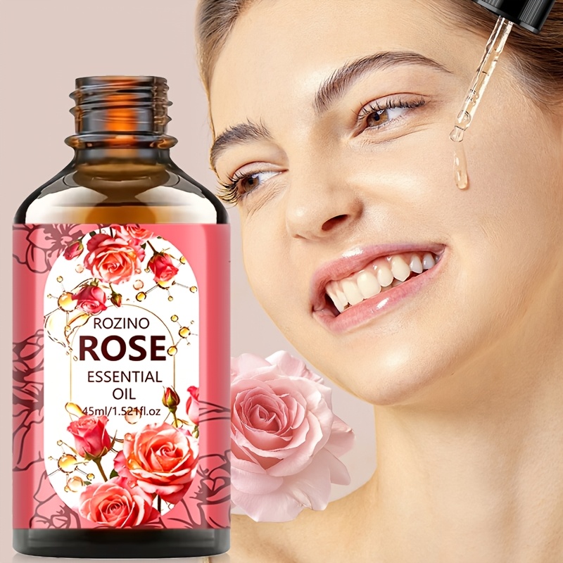 item picture 100ml rose essential oil skin hair care powerful moisturizing firming and       moisturizing for massage skin care   shower face body nails hair eyelash care
