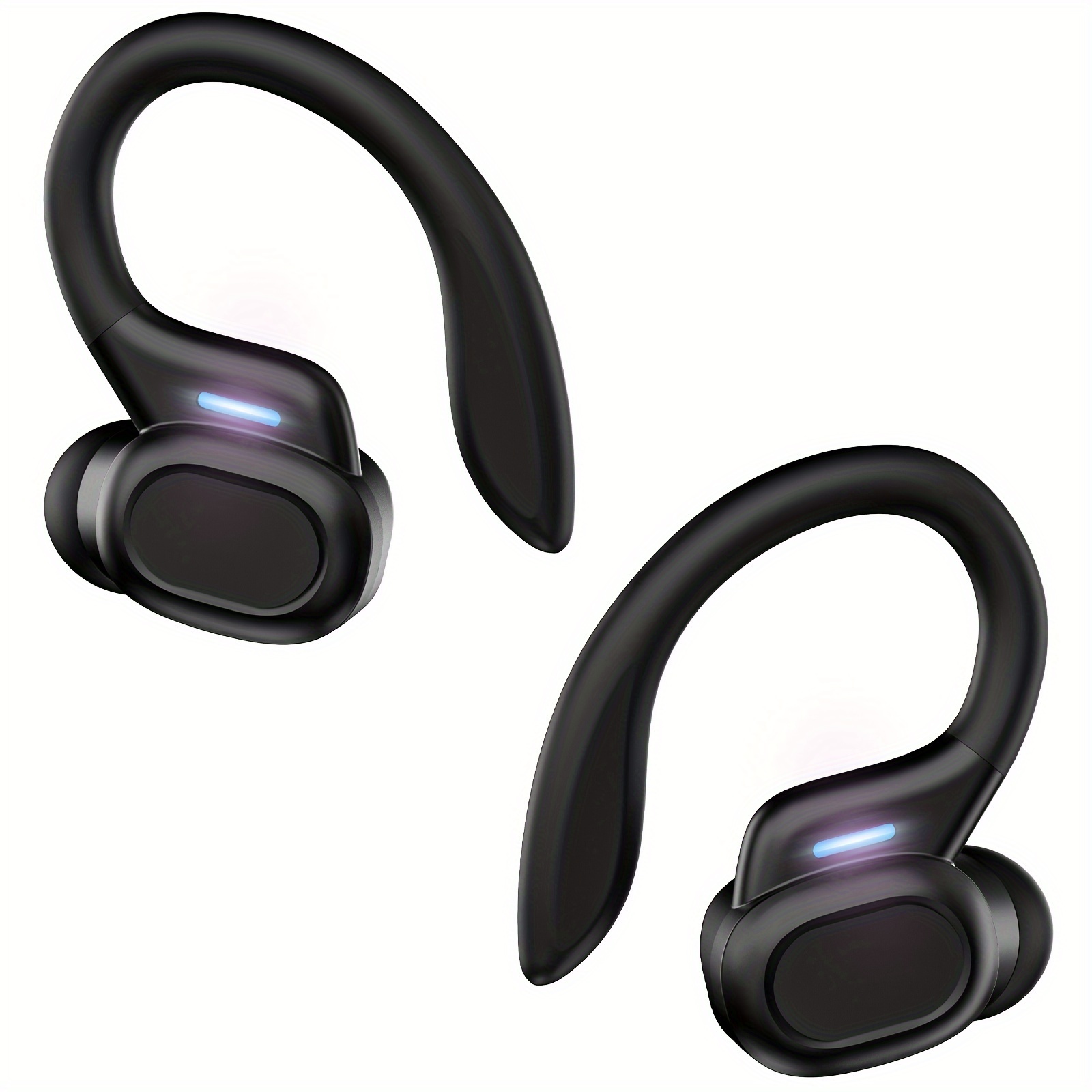 LIFEBEE New Wireless Earbuds for Running Sports, Wireless Earphones with Earhooks, Headphones with Dual-LED Display, Headset Built-in Microphone
