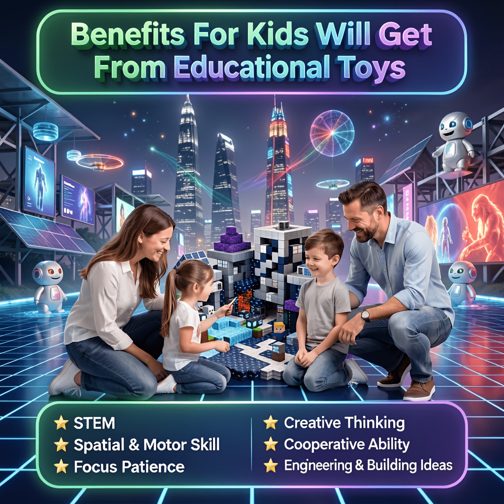 Magnetic Construction Set with Sensory Features