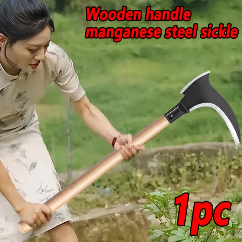 

Heavy-duty 2-in-1 High-carbon Steel Axe And With Blade For Garden Pruning, Wood Splitting, Grass Cutting - Ideal For Outdoor Activities Like And Hunting