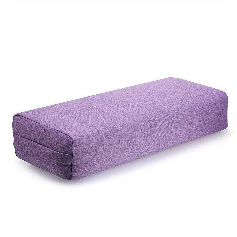Image of Yoga Bolster Pillows For Yoga Meditation Meditation Sitting Cushion Large Rectangular Yoga Pillow Foam Bolsters Pillow With Carry Handle For Practice, Versatile Yoga Support Pillow