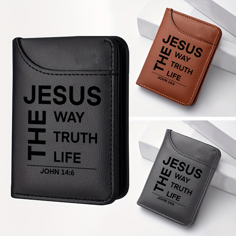 mens retro imitation leather credit card wallet 1pc inspirational text printing light and   multi card   id card holder travel coin purse mens cute  