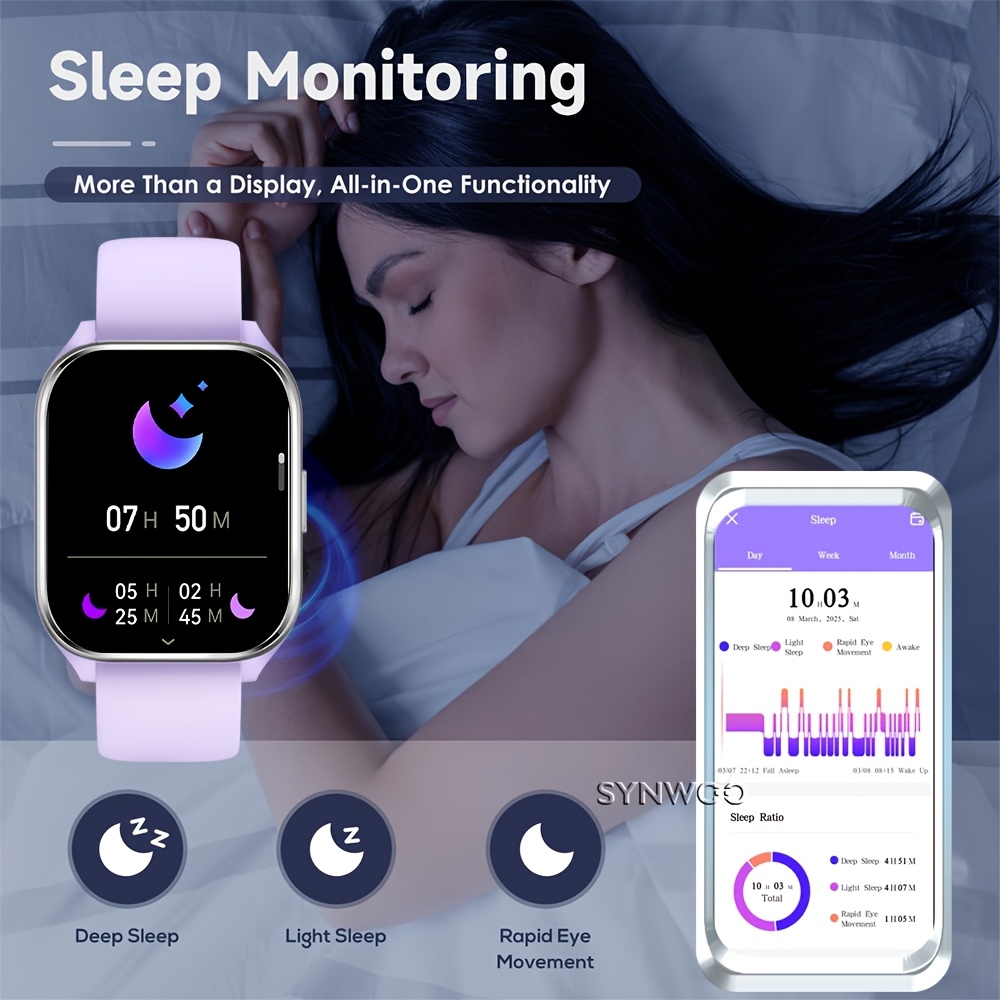 2025 New Smart Watch, (Answer/Make Calls), Fitness Tracker 2025 New Smart Watch, (Answer/Make Calls), Fitness Tracker with 110+ Sport Modes, /Step Monitor, Pedometer, Activity Tracker, Ladies Smartwatch