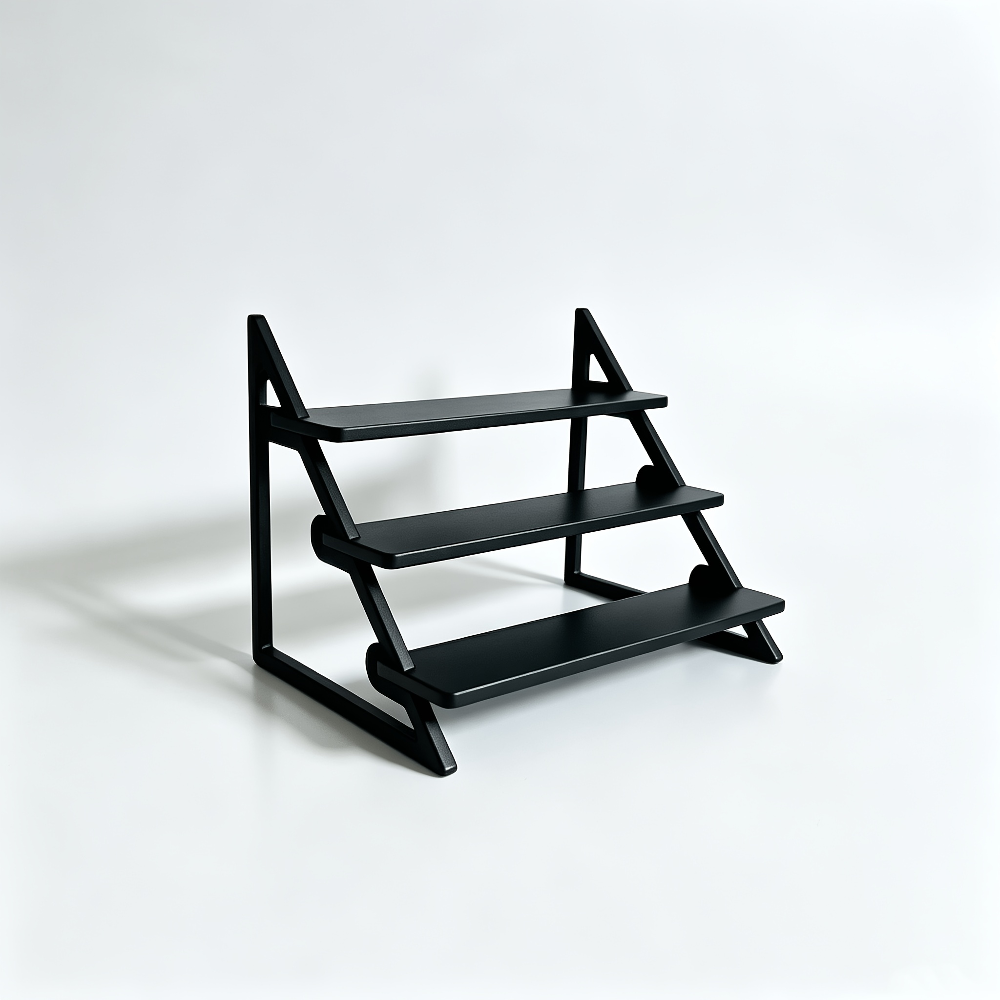 TEMU 3-tier Stepped Display Rack, Desktop Step Display Stand Jewelry Organizer, Length 20cm/7.87inch, Suitable For Small Item Display, Jewelry Towers