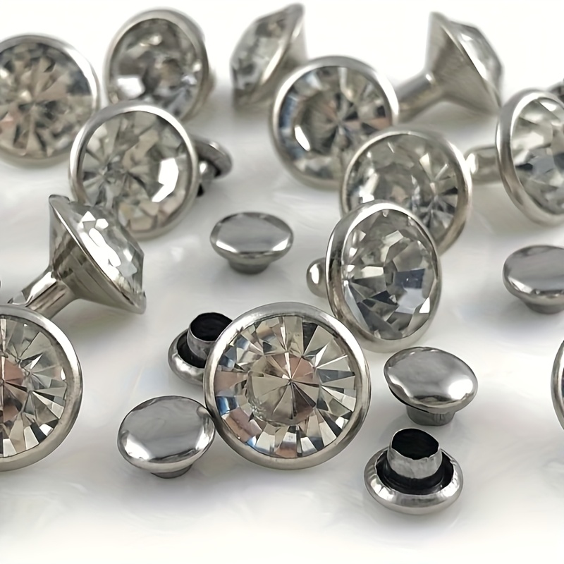 Lot De 100 Rivets Cône En Boîte Ongles Décoratifs De Style Punk, Pour La Vêtements Chaussures De